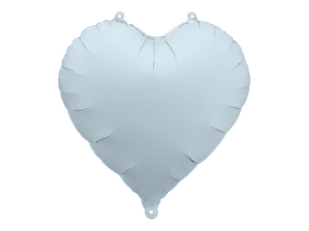 Picture of Heart-shaped Macaron Blue Hazy Foil Balloon, 45 cm