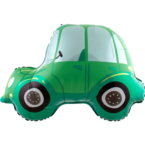 Levně Foliový balonek Zelené auto, 70 cm