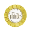 Picture of Birthday Badge It's My Birthday, gold