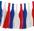 Picture of Hanging Tinsel Tri-color USA 213 cm