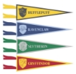 Obrázok z Látkové vlajky Rokfortských fakúlt Harry Potter – 4 ks