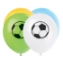 Obrázek Latexové balonky 3D Fotbal 30 cm - 8 ks