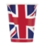Obrázek Papírové kelímky Britská vlajka 266 ml – 8 ks