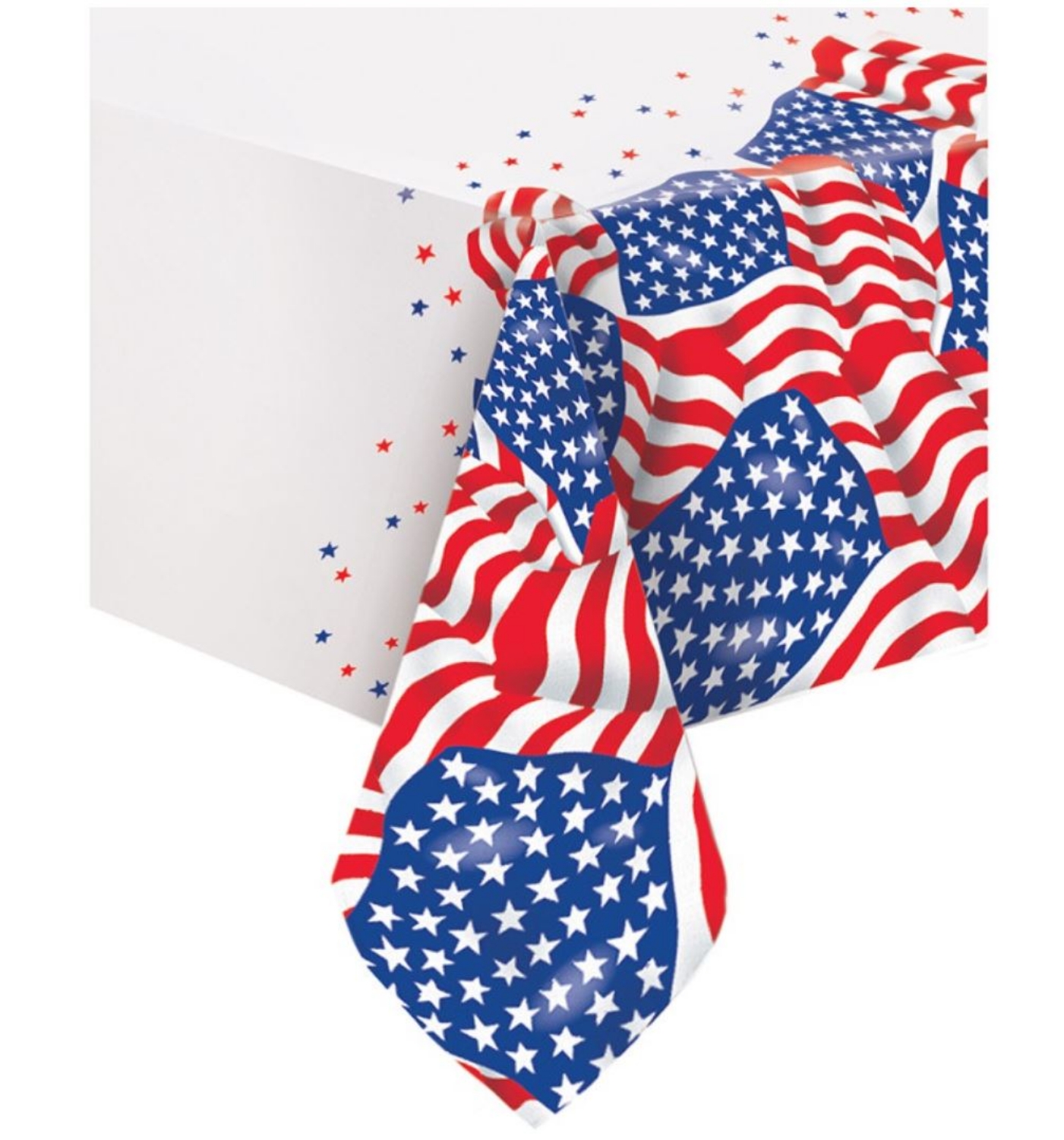 Plastový ubrus Americká vlajka 135 × 210 cm