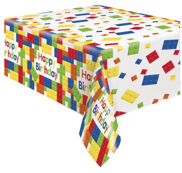 Obrázok z Plastový ubrus Stavebné kocky 137 × 213 cm