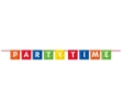 Obrázek Papírový banner Stavební kostky „Party Time“ - 1,83 m