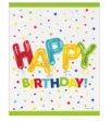 Obrázok z Dárkové tašky Happy Birthday s balónky 22 × 18 cm – 8 ks