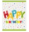 Obrázek Dárkové tašky Happy Birthday s balónky 22 × 18 cm – 8 ks 