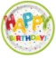 Obrázok z Papierové tanieriky Happy Birthday s balónikmi 18 cm - 8 ks