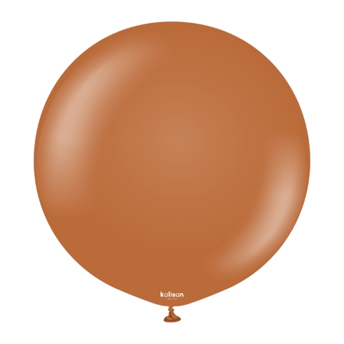 Levně Balonek karamelově hnědý, Standard Caramel Brown 60 cm/24"