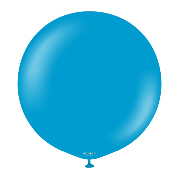 Obrázok z Balónik modrý, Standard Caribbean Blue 60 cm/24"