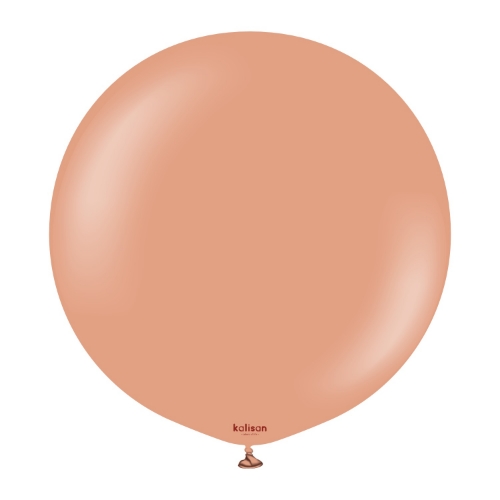 Levně Balonek růžovo-hnědý, Standard Clay Pink 60 cm/24"