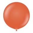 Obrázok z Balónik oranžový, Retro Rust Orange 60 cm/24"