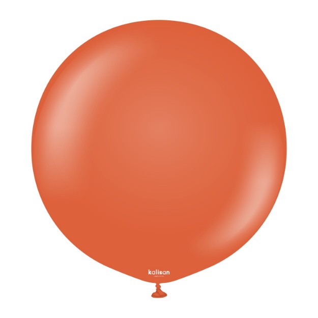 Obrázok z Balónik oranžový, Retro Rust Orange 60 cm/24"