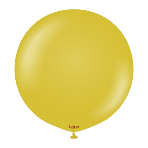 Levně Balonek hořčicový, Retro Mustard 60 cm/24"
