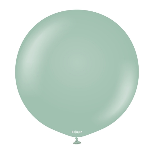 Levně Balonek ledově zelený, Retro Winter Green 60 cm/24"