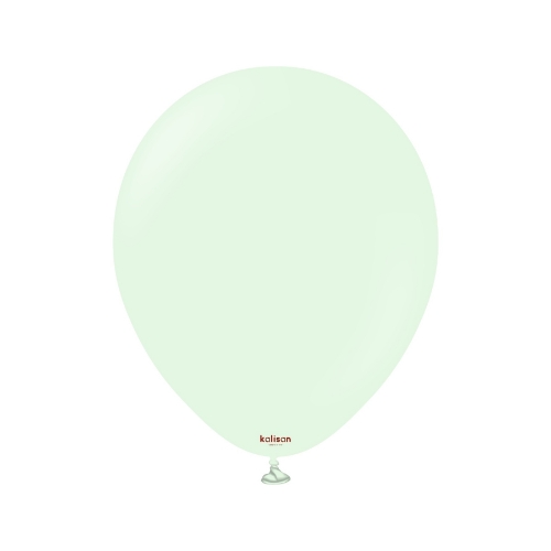 Levně Balonky světle zelené, Macaron Pale Green 13 cm/5" – 100 ks
