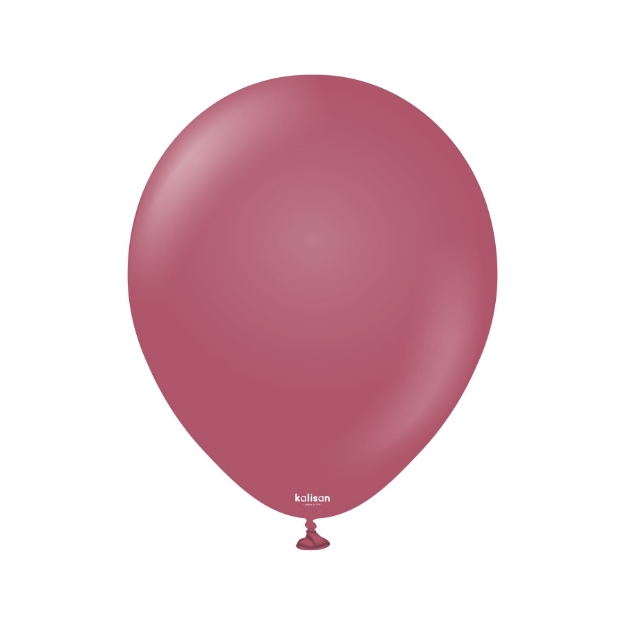 Obrázek Balonky tmavě růžové, Retro Wild Berry 13 cm/5" – 100 ks