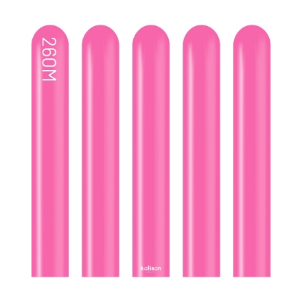 Picture of Modeling balloons dark pink, Standard Fuchsia 260M - 100 pcs