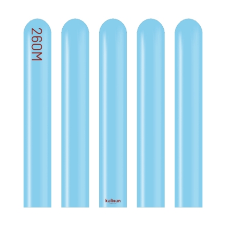 Picture of Modeling Balloons Light Blue, Standard Baby Blue 260M - 100 pcs
