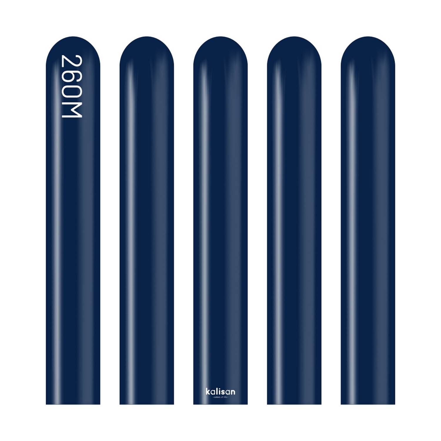 Modelovací balonky tmavě modré, Standard Navy 260M – 100 ks