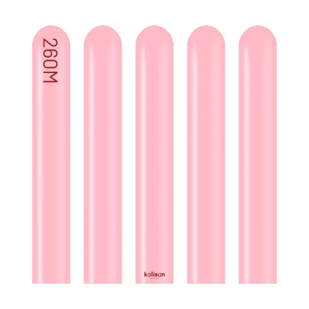 Obrázek Modelovací balonky růžové, Standard Flamingo Pink 260M – 100 ks