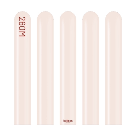 Obrázek Modelovací balonky pudrově růžové, Standard Pink Blush 260M – 100 ks