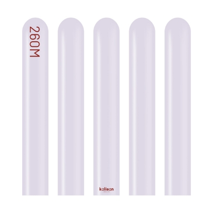 Obrázek Modelovací balonky světle fialové, Macaron Lilac 260M – 100 ks