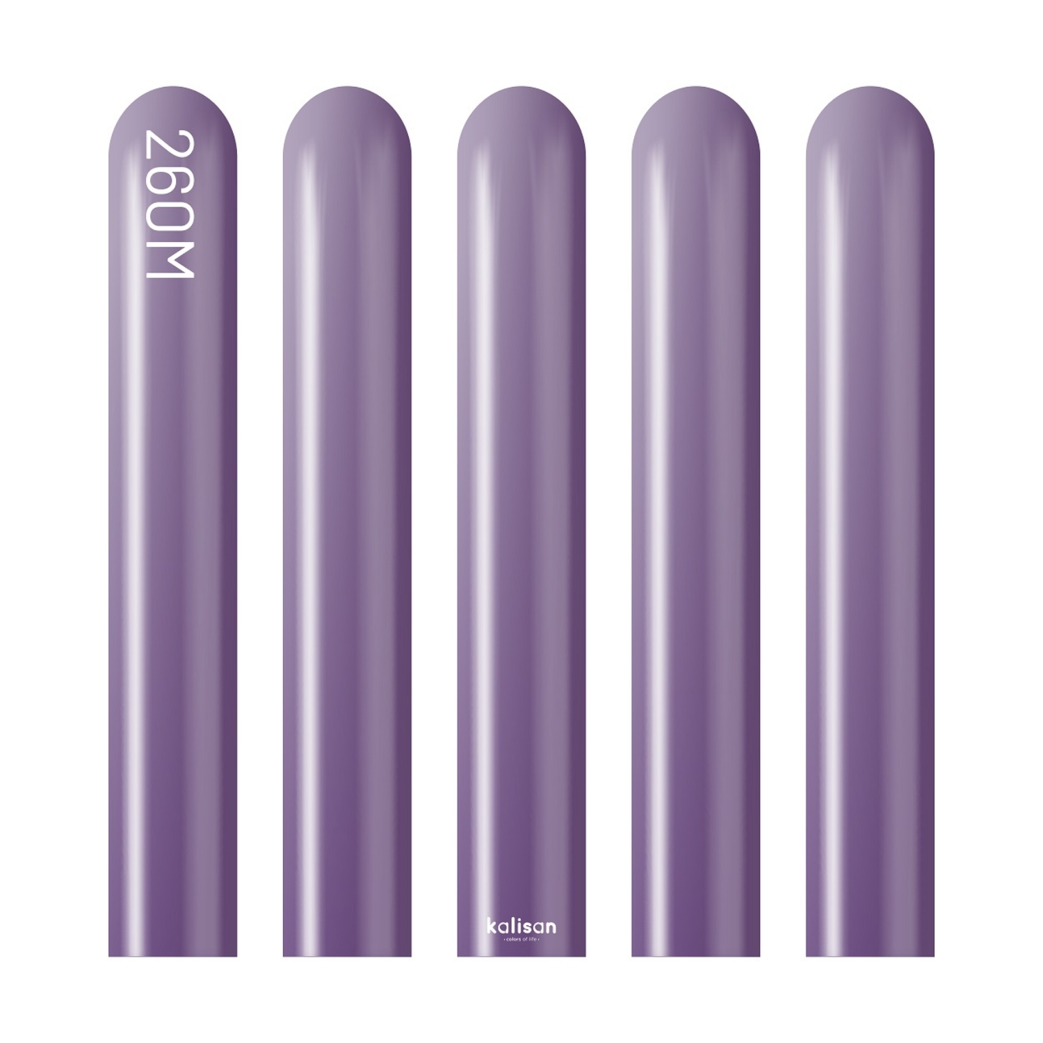 Modelovací balonky fialové, Mirror Violet 260M – 50 ks