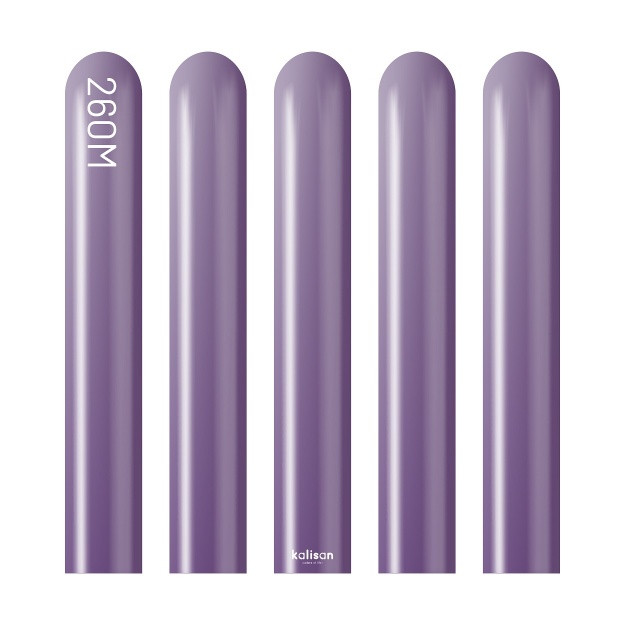 Obrázek Modelovací balonky fialové, Mirror Violet 260M – 50 ks