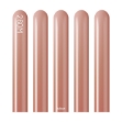 Obrázek Modelovací balonky růžovo-zlaté, Mirror Rose Gold 260M – 50 ks