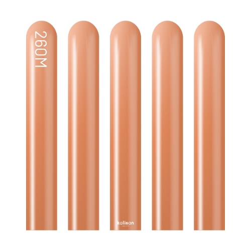 Modelovací balonky měděné, Mirror Copper 260M – 50 ks