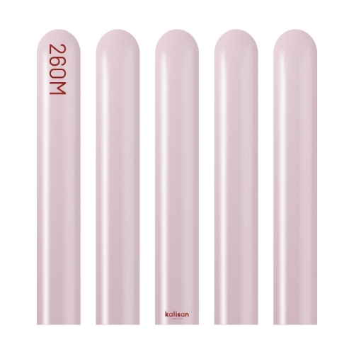 Levně Modelovací balonky růžovo-zlaté, Mirror Pink Gold 260M – 50 ks