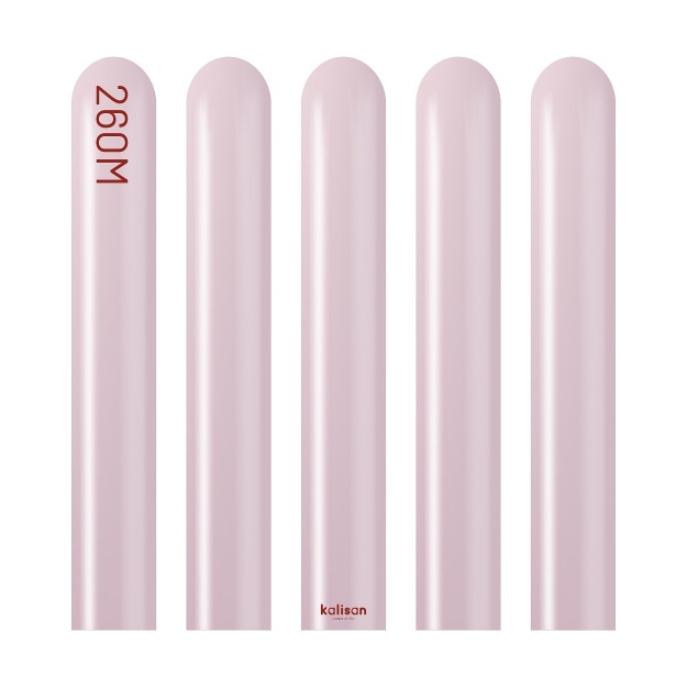 Obrázek z Modelovací balonky růžovo-zlaté, Mirror Pink Gold 260M – 50 ks 
