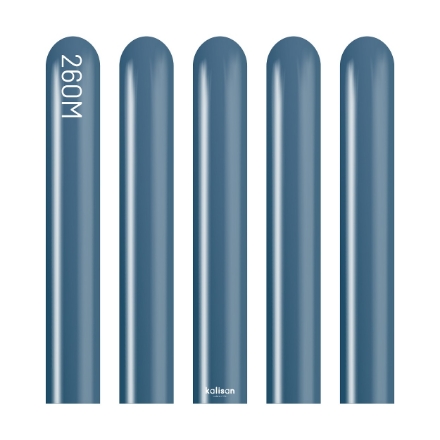 Obrázek Modelovací balonky tmavě modré, Mirror Navy 260M – 50 ks