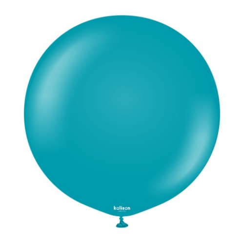 Levně Balonek tyrkysový, Standard Turquoise 45 cm/18"