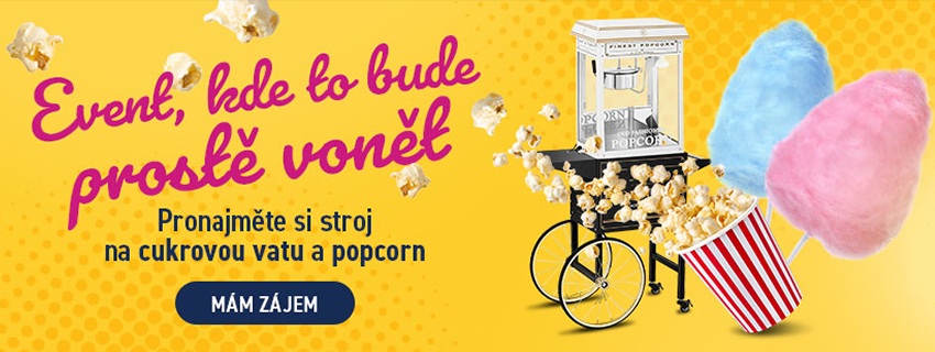 Popcorn s obsluhou přímo na eventu