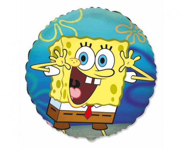 Obrázok z Fóliový balonik SpongeBob FX 45 cm