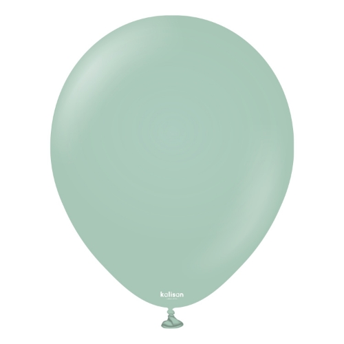 Levně Balonky ledově zelené, Retro Winter Green 30 cm/12" – 100 ks