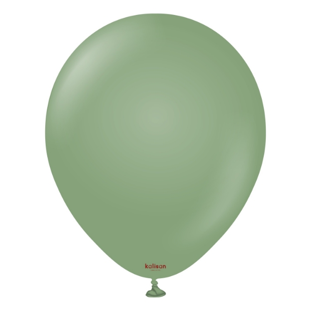 Obrázek Balonky eukalyptově zelené, Retro Eucalyptus 30 cm/12" – 100 ks