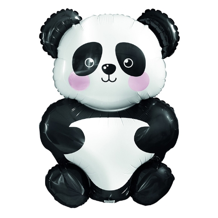 Obrázek Foliový balonek Medvídek panda - 80 x 54 cm