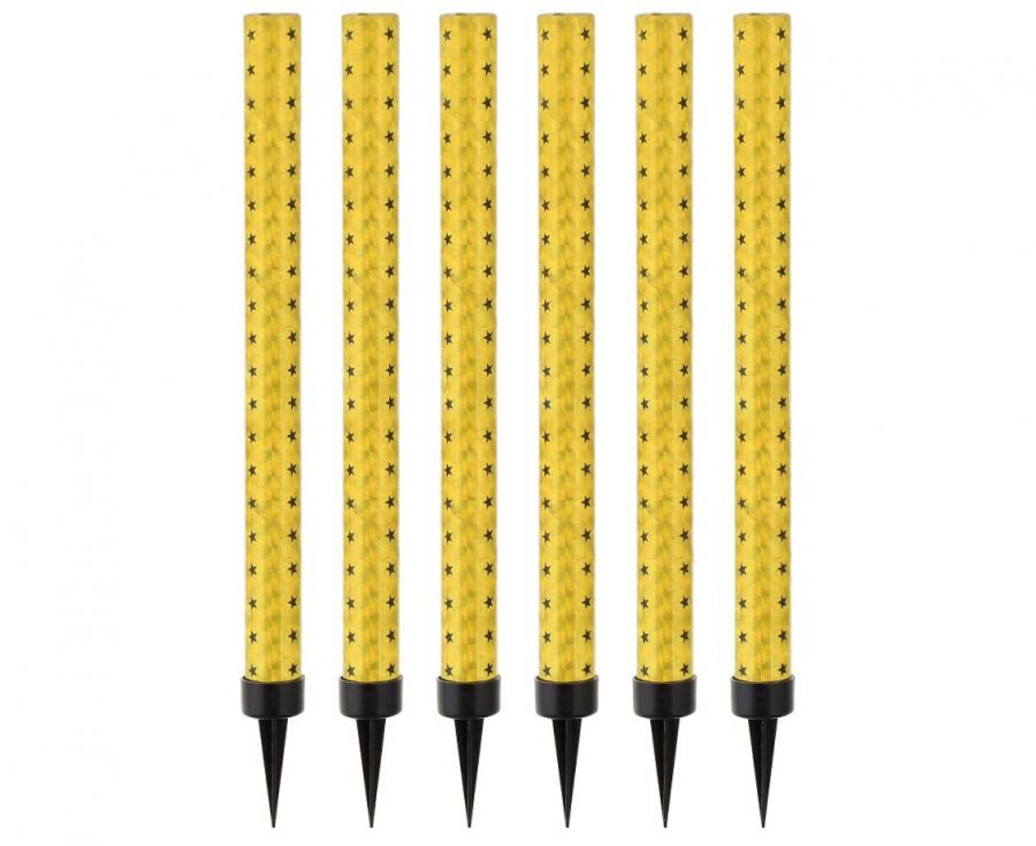 Zlaté dortové fontánky 18 cm – 6 ks