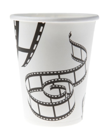 Obrázok z Papierové tégliky Movie Night 270 ml - 10 ks