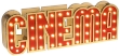 Picture of Light-up sign CINEMA - wooden decoration with LED lights