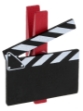 Obrázek Tabulka na kolíčku Hollywood – 5 x 5 cm, 6 ks