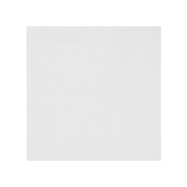 Obrázok z Papierové obrúsky biele – koktailové, 21 × 20 cm, 25 ks