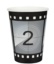 Obrázek Papírové kelímky The Cinema – filmová klapka, 270 ml, 10 ks