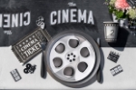 Obrázek z Ubrousky The Cinema – motiv vstupenky, 40 x 33 cm, 20 ks 