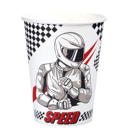 Levně Papírové kelímky Formule 1 – 270 ml, 10 ks
