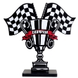 Picture of Decoration Champion - Formula 1, wooden stand 20 cm